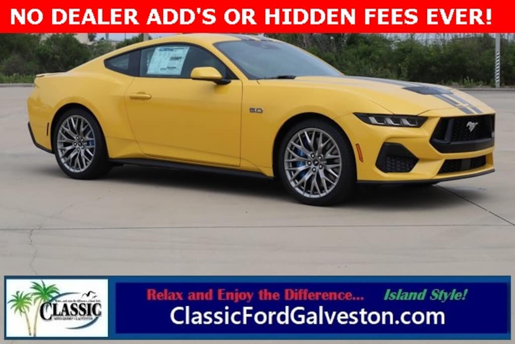 New 2024 Ford Mustang For Sale at Classic Ford VIN 1FA6P8CF2R5424144