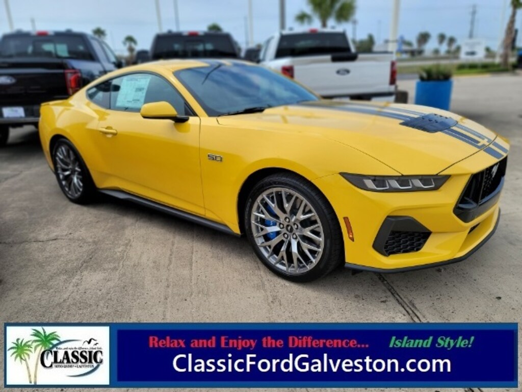 New 2024 Ford Mustang For Sale at Classic Galveston Auto Group VIN