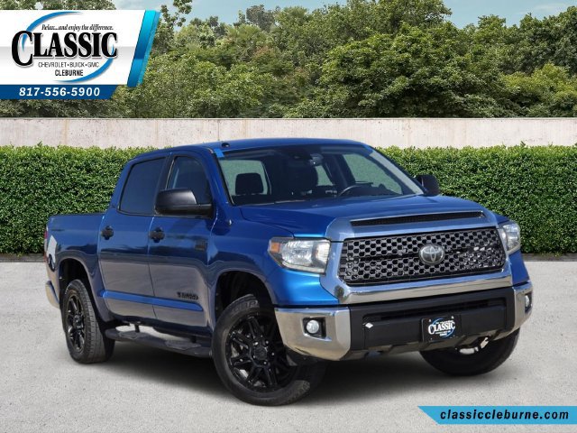 Blue 2018 Toyota Tundra Pickup Truck 4X2 Automatic