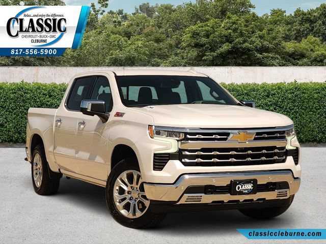 White (Iridescent Pearl Tricoat) 2025 Chevrolet Silverado 1500 Pickup Truck Four-Wheel Drive Automatic