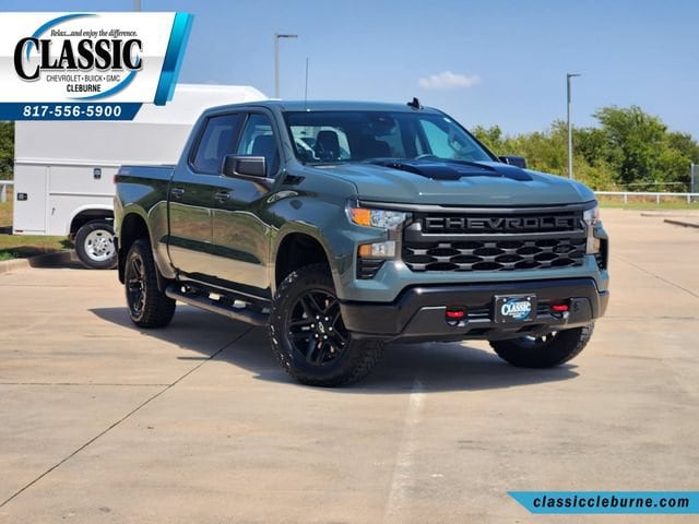 Cypress Gray 2025 Chevrolet Silverado 1500 Pickup Truck Four-Wheel Drive Automatic