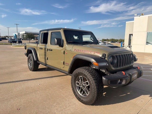 Green 2025 Jeep Gladiator Pickup Truck Four-Wheel Drive Automatic