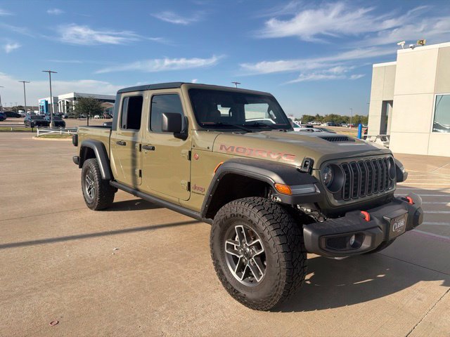 Green 2025 Jeep Gladiator Pickup Truck Four-Wheel Drive Automatic