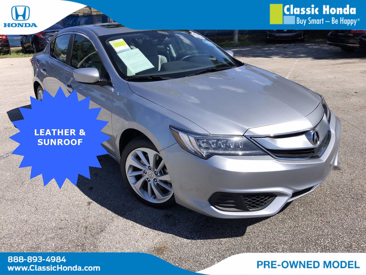 Used 2018 Acura Ilx In Orlando Fl Vin