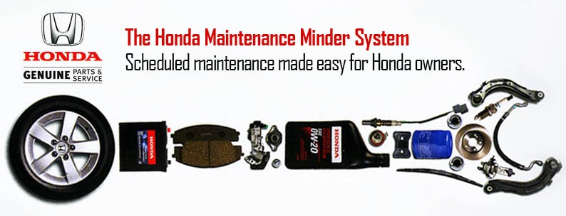 Maintenance due soon honda