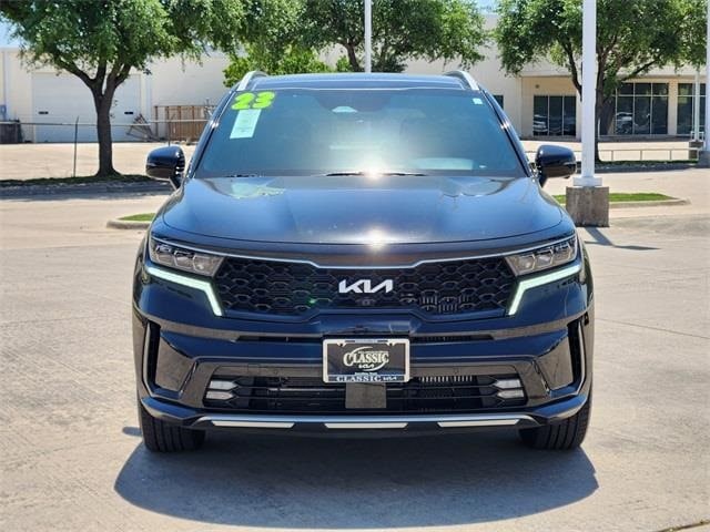 Certified 2023 Kia Sorento SX Prestige PHEV with VIN KNDRMDLH5P5217240 for sale in Carrollton, TX