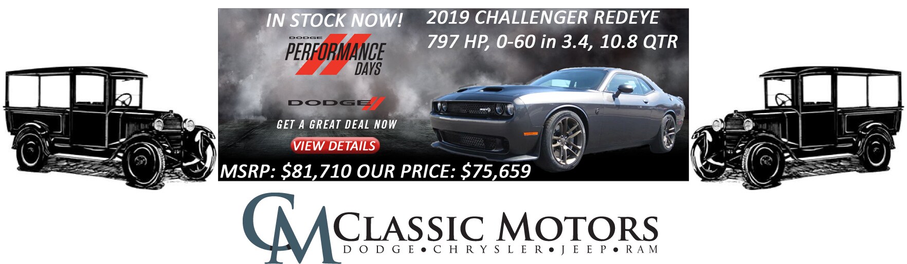 Classic Motors Inc. Used Dodge Jeep Chrysler Ram Dealership in