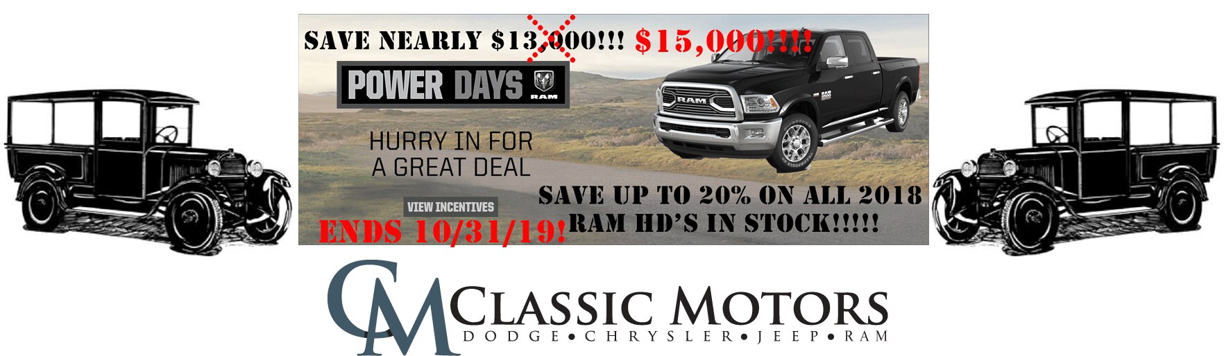 Classic Motors Inc. Used Dodge Jeep Chrysler Ram Dealership in