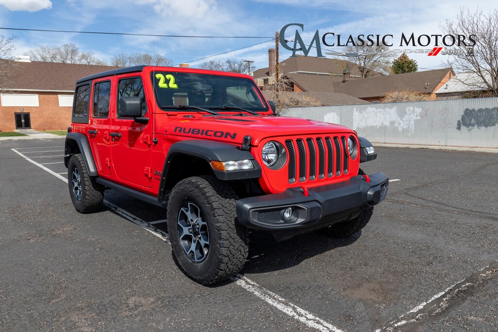 Used 2022 Jeep Wrangler Unlimited Rubicon NW120080U For Sale in
