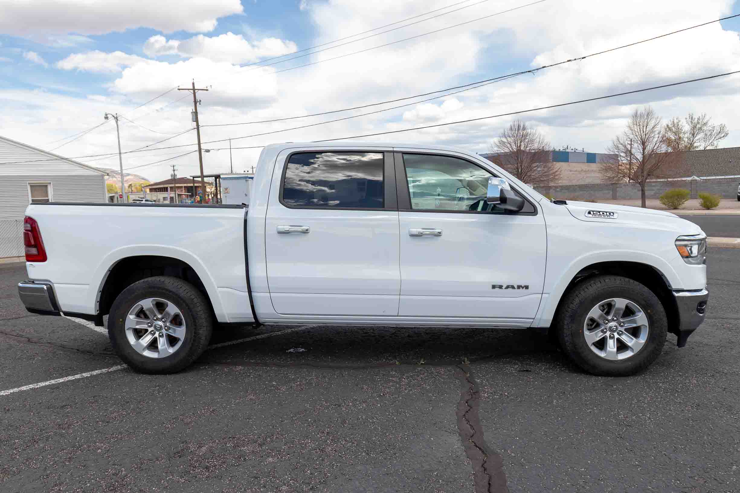 Used 2021 RAM Ram 1500 Pickup Laramie with VIN 1C6SRFJT0MN728637 for sale in Richfield, UT