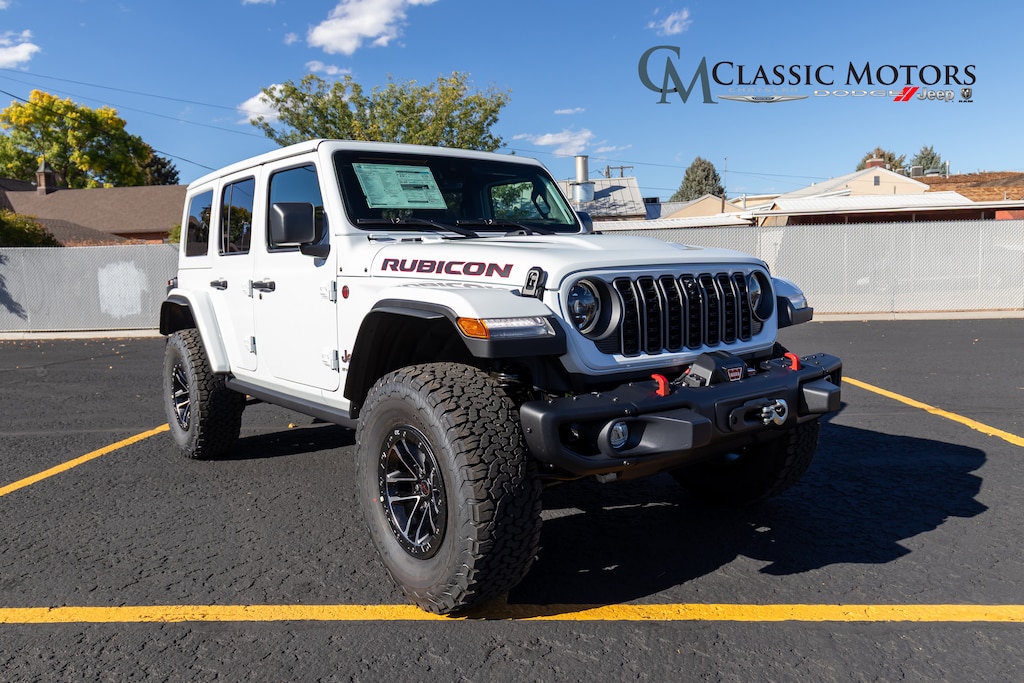 New 2025 Jeep Wrangler 4-DOOR RUBICON X Sport Utility