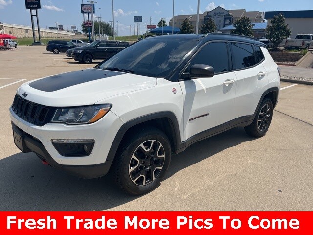 Used 2019 Jeep Compass Trailhawk with VIN 3C4NJDDB1KT775872 for sale in Texarkana, TX