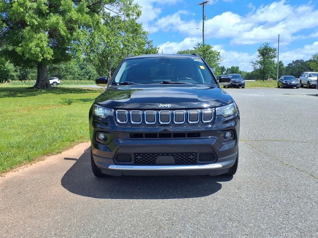 Used 2022 Jeep Compass Limited with VIN 3C4NJDCB9NT161934 for sale in Shelby, NC