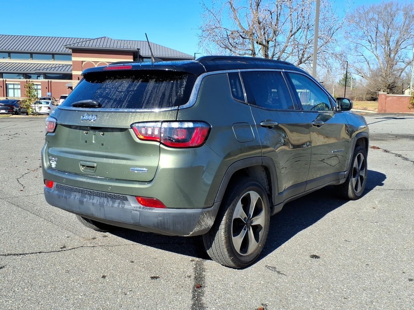 Used 2018 Jeep Compass Latitude with VIN 3C4NJDBB0JT282041 for sale in Shelby, NC