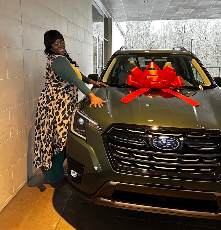 Customer photo accompanying Frema Awuku's Classic Subaru review