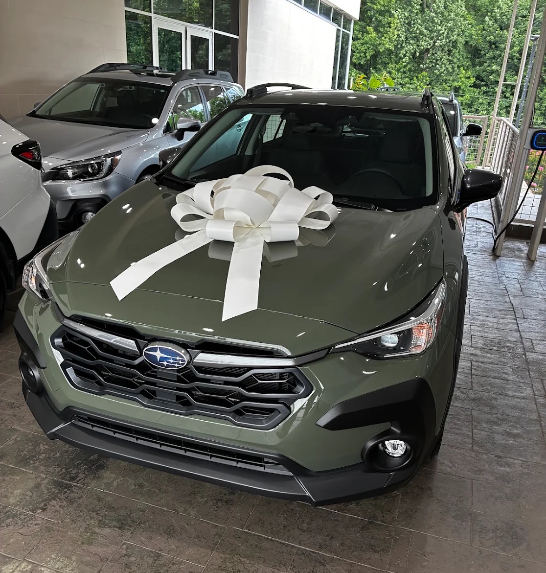 Customer photo accompanying Sierra Hein's Classic Subaru review
