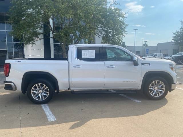 Used 2021 GMC Sierra 1500 SLT with VIN 3GTU9DEL3MG274652 for sale in Texarkana, TX