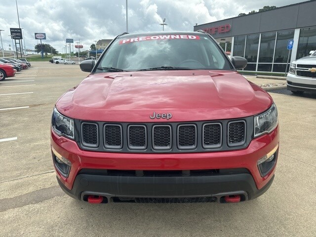 Used 2021 Jeep Compass Trailhawk with VIN 3C4NJDDB4MT589147 for sale in Texarkana, TX