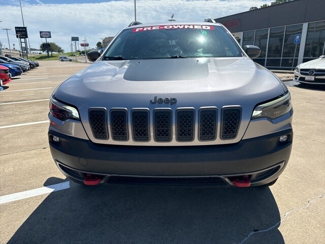 Used 2019 Jeep Cherokee Trailhawk with VIN 1C4PJMBXXKD360675 for sale in Texarkana, TX