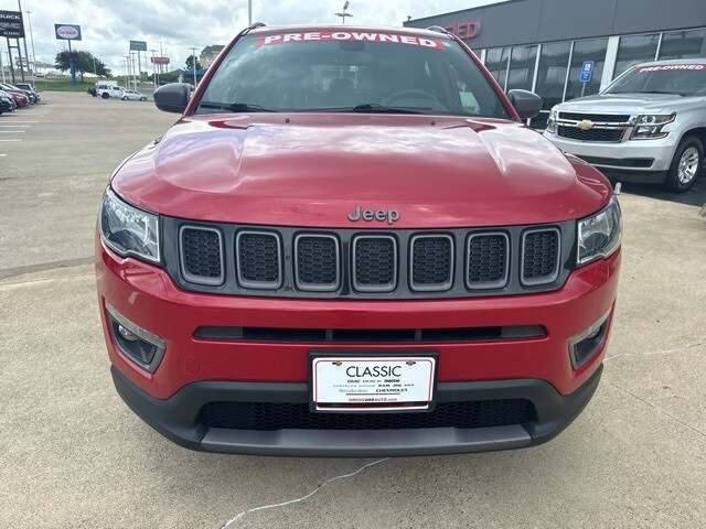 Used 2021 Jeep Compass 80th Spec. Edition with VIN 3C4NJCEB3MT602091 for sale in Texarkana, TX