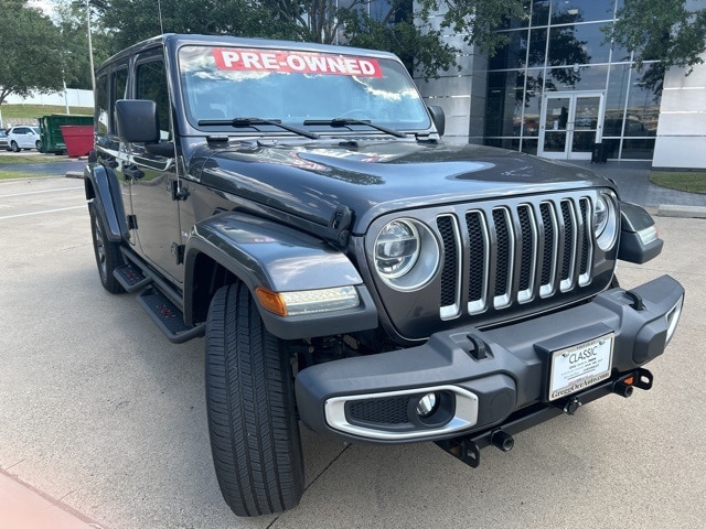 Used 2018 Jeep All-New Wrangler Unlimited Sahara with VIN 1C4HJXEG5JW110572 for sale in Texarkana, TX