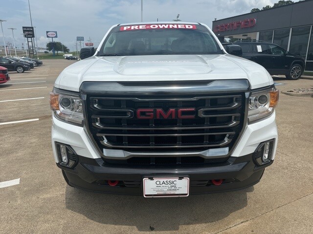 Used 2021 GMC Canyon AT4 with VIN 1GTG6FEN0M1297324 for sale in Texarkana, TX