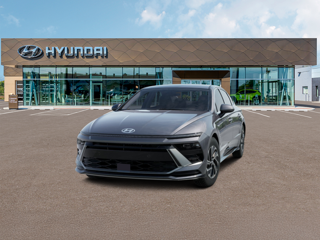 New 2026 Hyundai Sonata Hybrid Blue Sedan