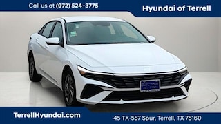 2025 Hyundai Elantra Hybrid Blue Sedan