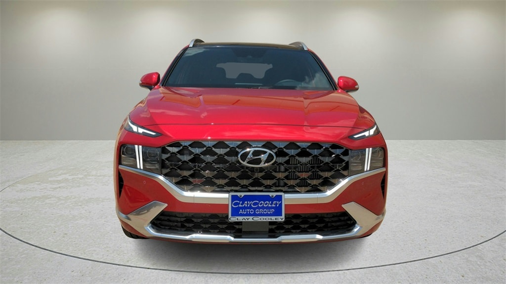 Certified 2023 Hyundai Santa Fe Calligraphy with VIN 5NMS54ALXPH579759 for sale in Terrell, TX