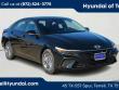 New 2025 Hyundai Elantra Hybrid Blue Sedan