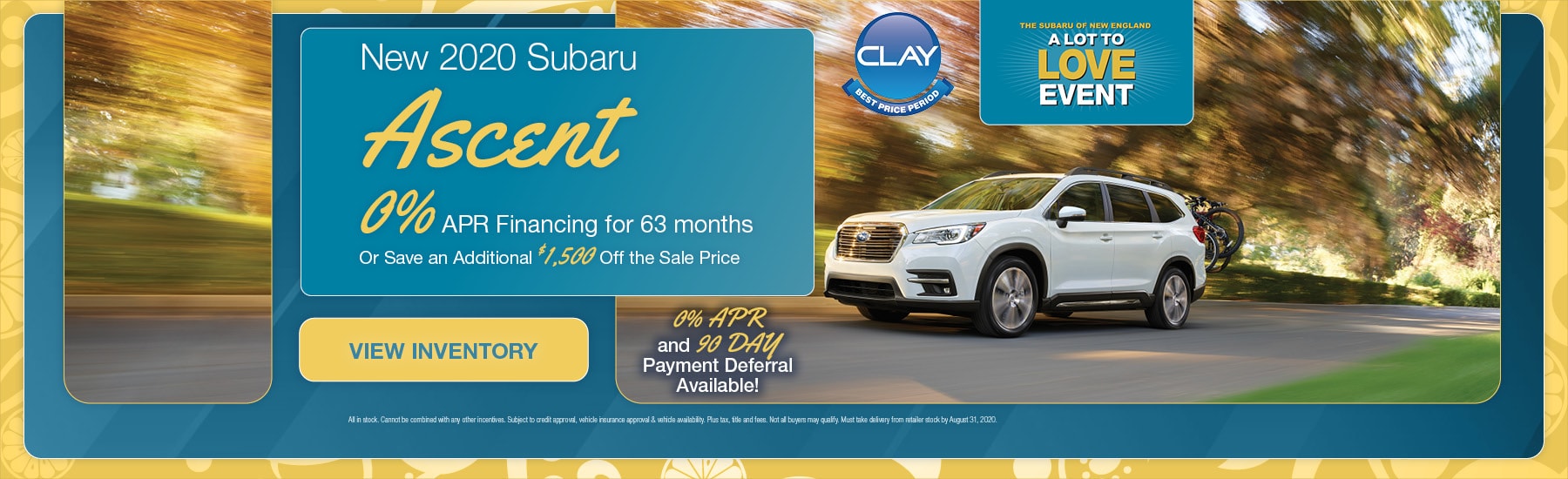 Norwood's Clay Subaru Dealership Serving Boston, Quincy, Braintree MA