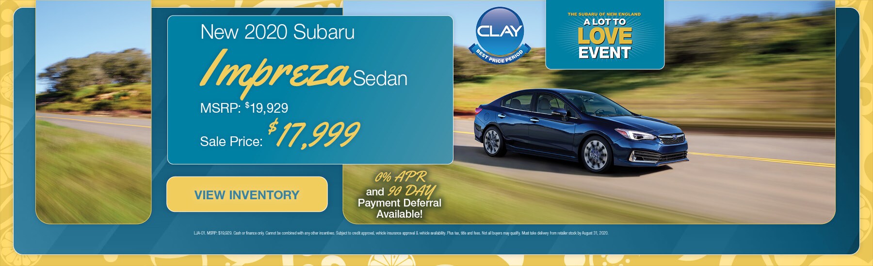 Norwood's Clay Subaru Dealership Serving Boston, Quincy, Braintree MA