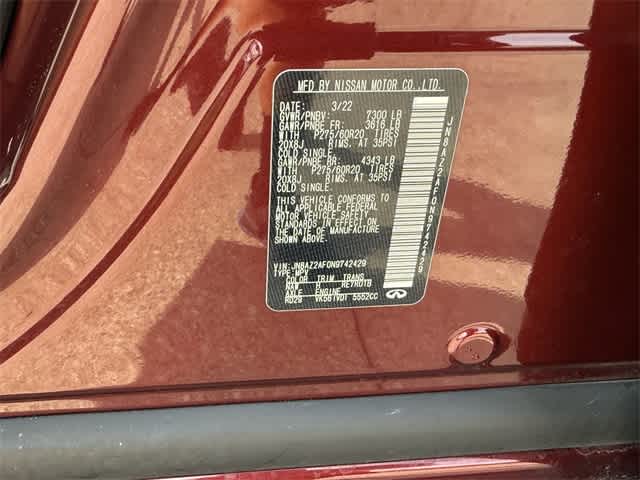 Thumbnail: 2022 INFINITI QX80 - 27