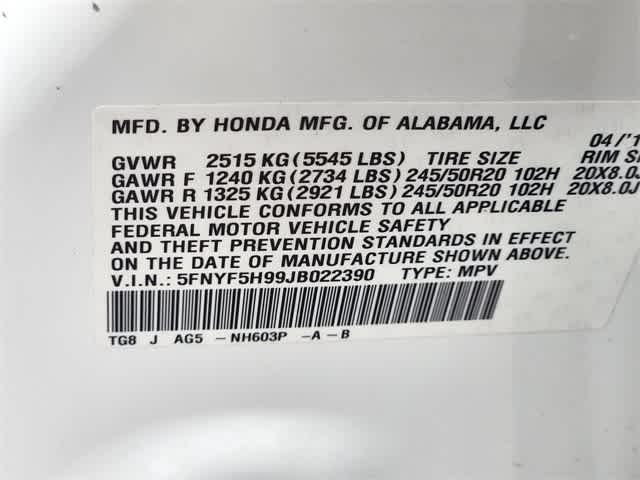 Thumbnail: 2018 Honda Pilot - 21