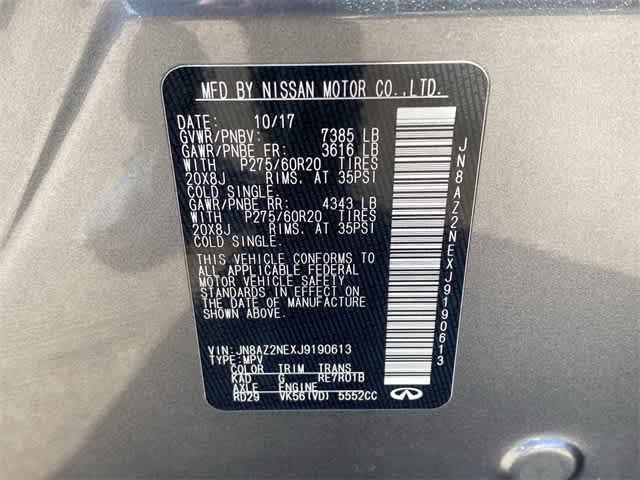 Thumbnail: 2018 INFINITI QX80 - 20