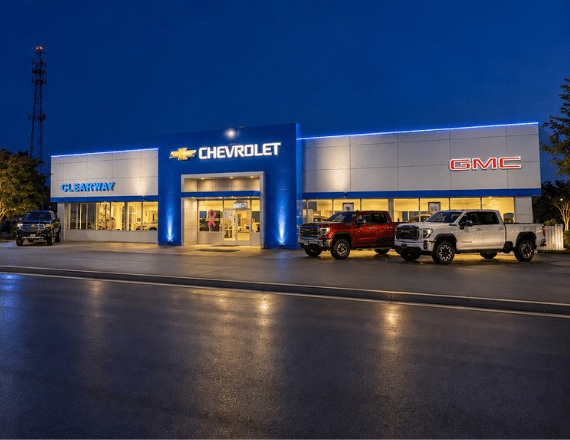 Clearway Chevrolet GMC showroom Franklin VA
