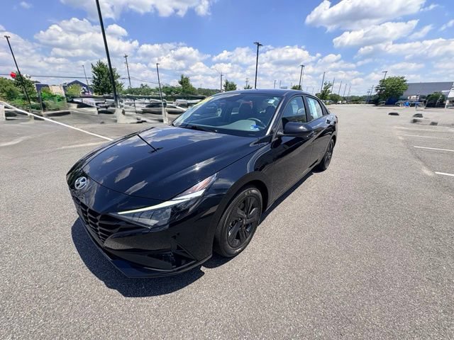 Used 2023 Hyundai Elantra Blue with VIN KMHLM4AJ3PU076617 for sale in Franklin, VA