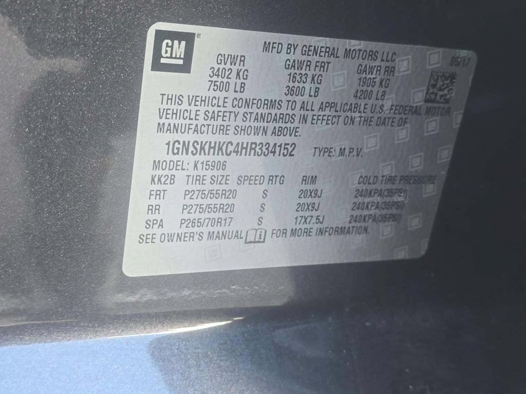 Used 2017 Chevrolet Suburban LT SUV