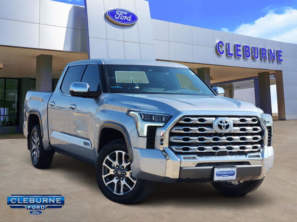 Celestial Silver Metallic 2025 Toyota Tundra 1794 Edition CrewMax Cab 4WD Pickup Truck Four-Wheel Drive Automatic