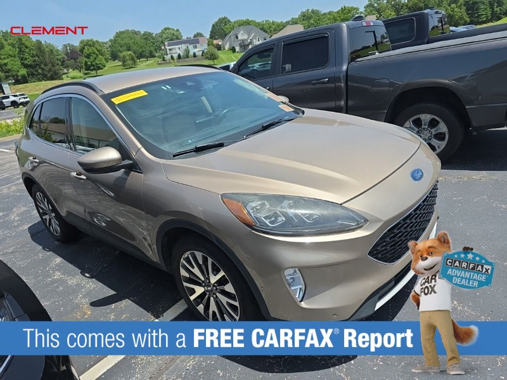 Used 2020 Ford Escape Titanium with VIN 1FMCU9J96LUA27716 for sale in Columbia, IL