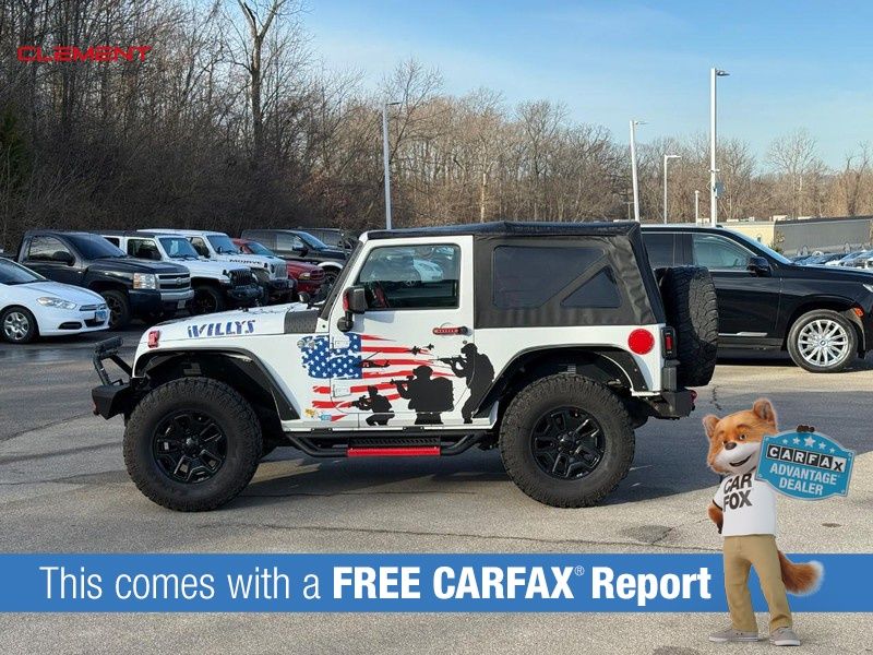 Used 2017 Jeep Wrangler Willys Wheeler with VIN 1C4AJWAG3HL590950 for sale in Columbia, IL