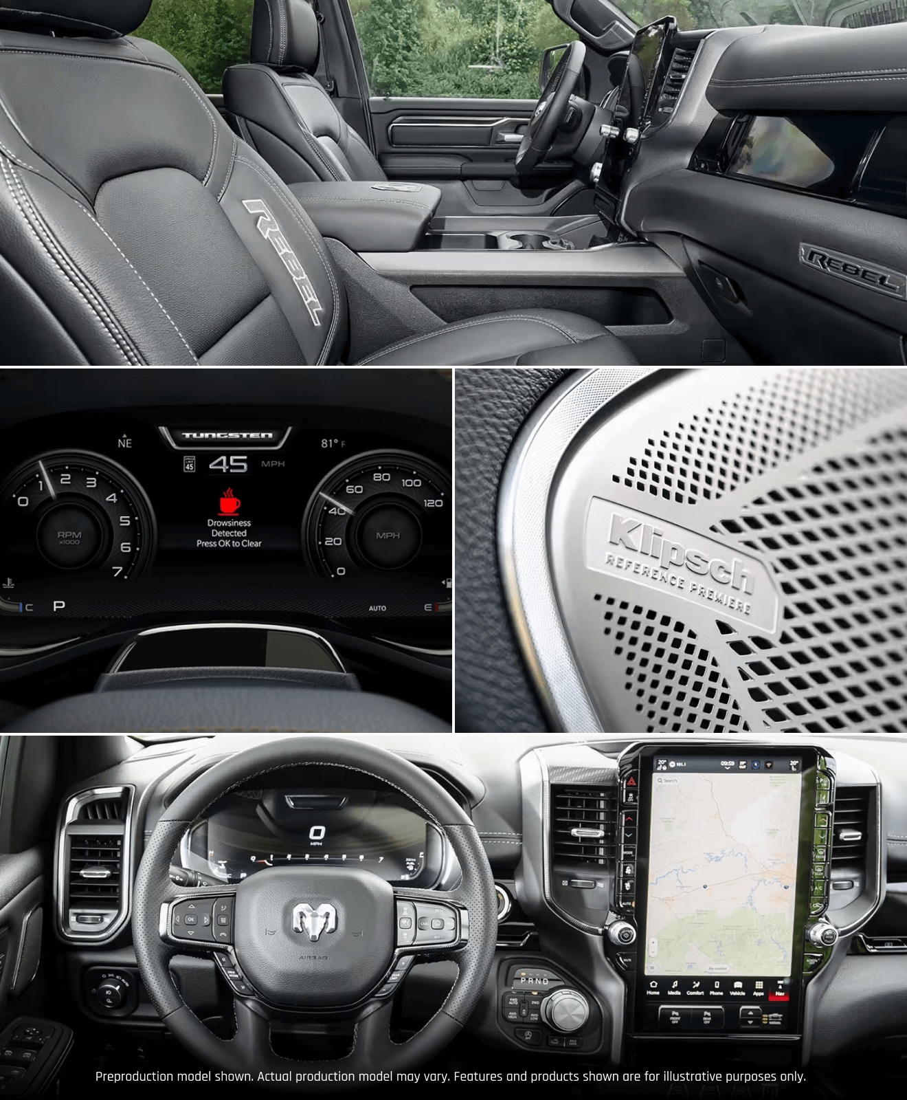 2025 Ram 1500 Interior Features: Safety & Technology