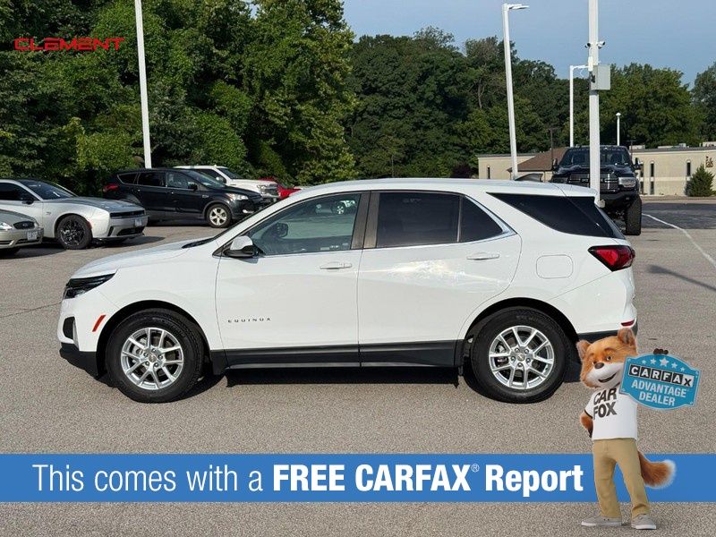 Used 2022 Chevrolet Equinox LT with VIN 2GNAXJEV1N6115545 for sale in Columbia, IL