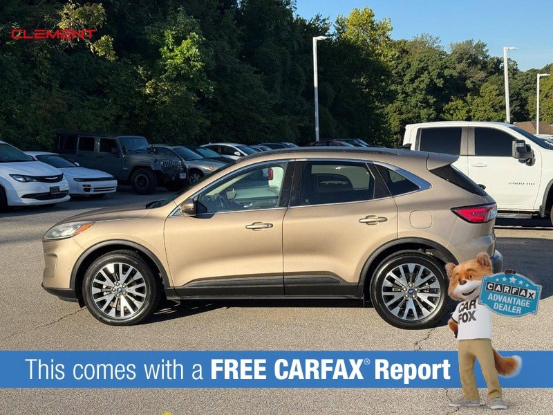 Used 2020 Ford Escape Titanium with VIN 1FMCU9J96LUA27716 for sale in Columbia, IL