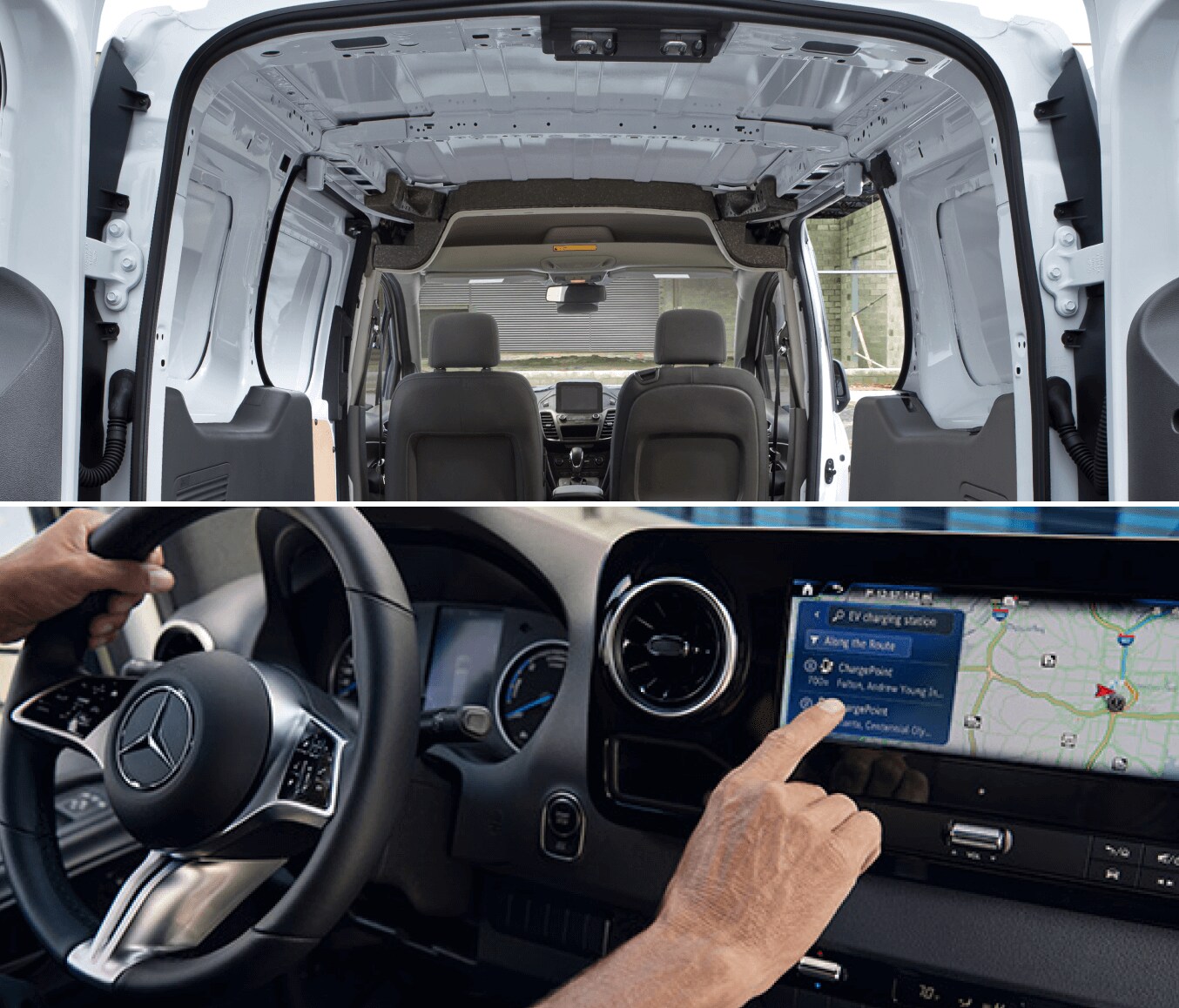 ETransit Cargo Van Vs. MercedesBenz eSprinter Cargo Van Comparison
