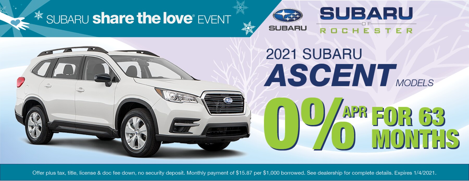 New Subaru &amp; Used Car Dealership Subaru of Rochester