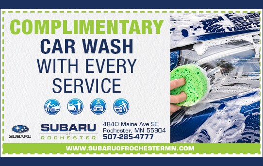 Complimentary Car Wash | Subaru of Rochester