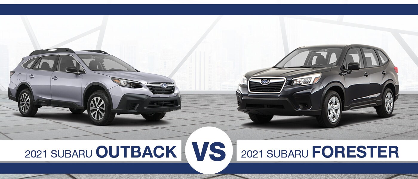 2021 Subaru Outback vs 2021 Subaru Forester