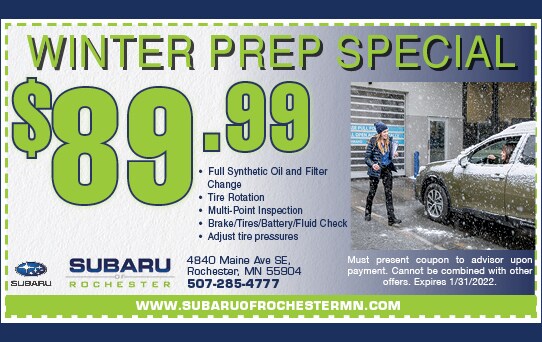 Winter Prep Special | Subaru of Rochester