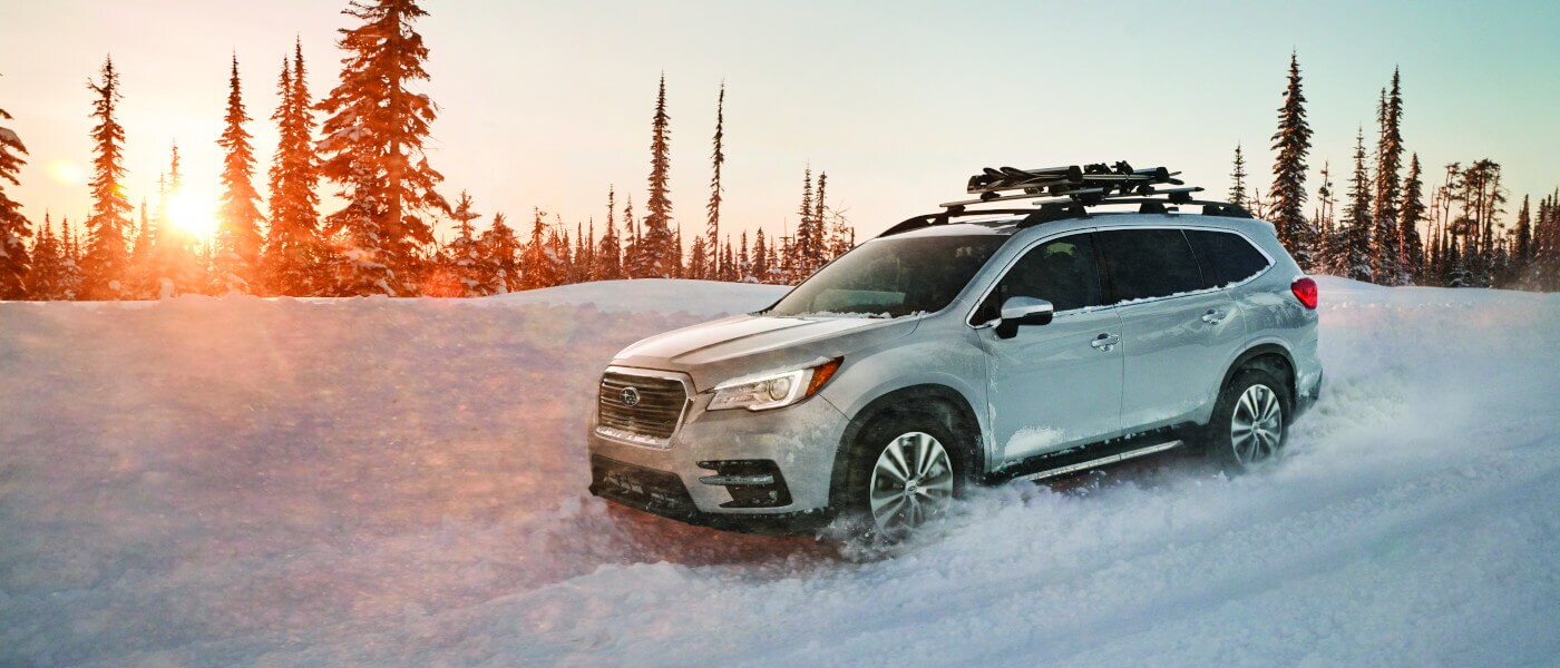 2021 Subaru Ascent Driving in Snow